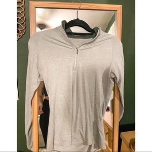 Nike 1/4 zip. Gray size S.